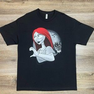 Nightmare Before Christmas Sally Half Heart Shirt XL New without Tags Black